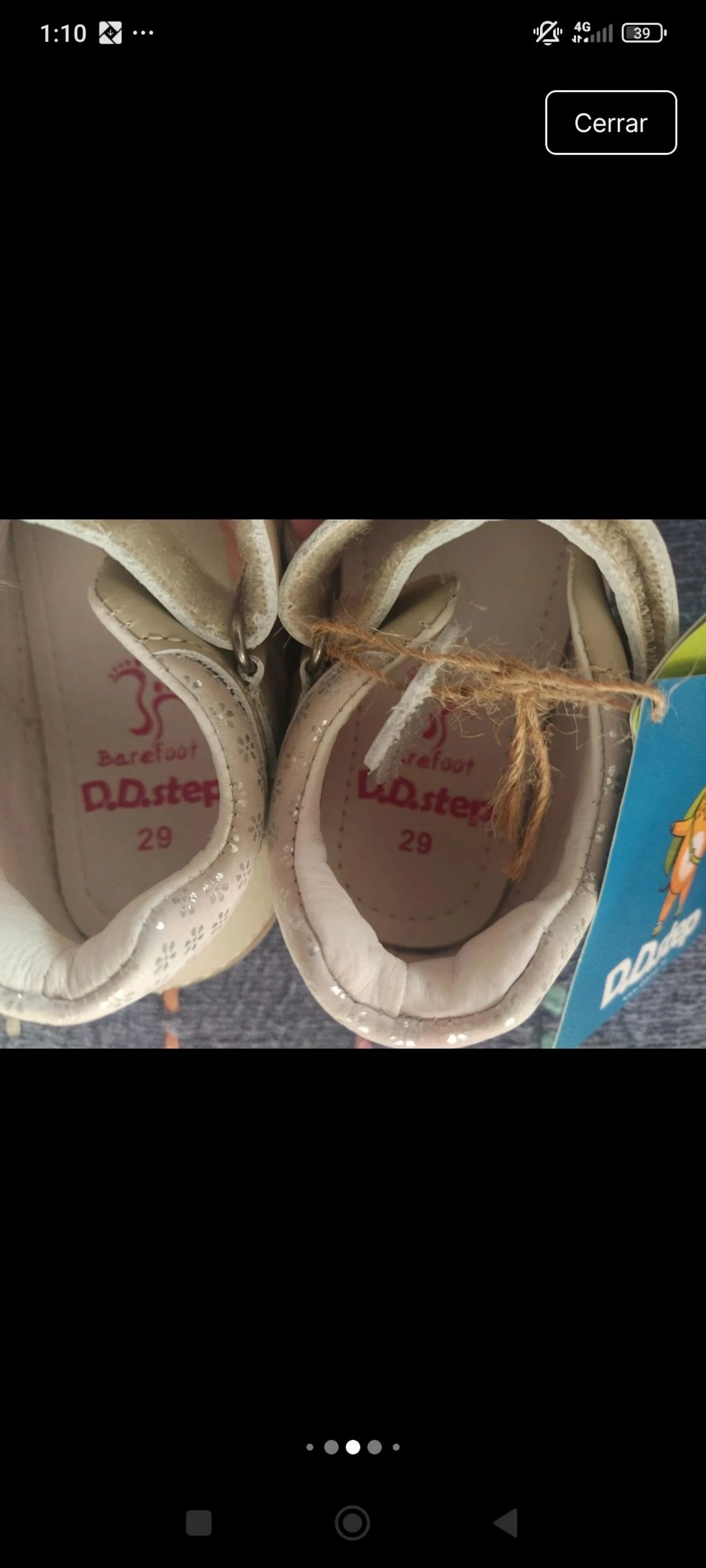 Barefoot leather ballet flats DDstep size 29 new – photo 5